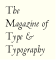 Serif: The Magazine of Type & Typography